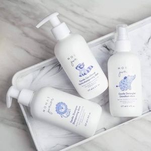 NWT Monat Junior Line (Shampoo, Conditioner, Detangler).